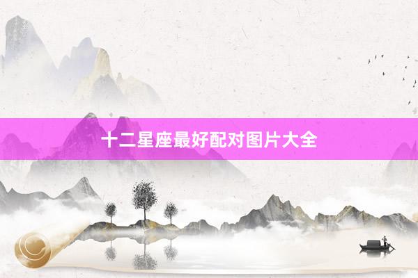 十二星座最好配对图片大全
